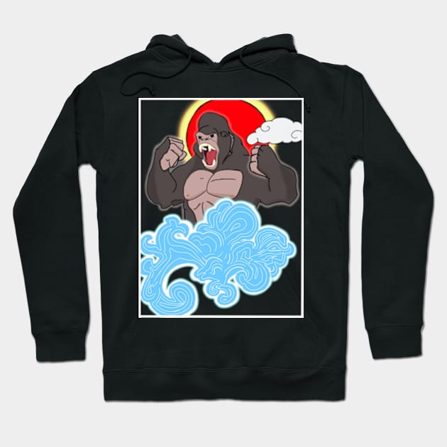 Kong! Hoodie by Brontysaurus